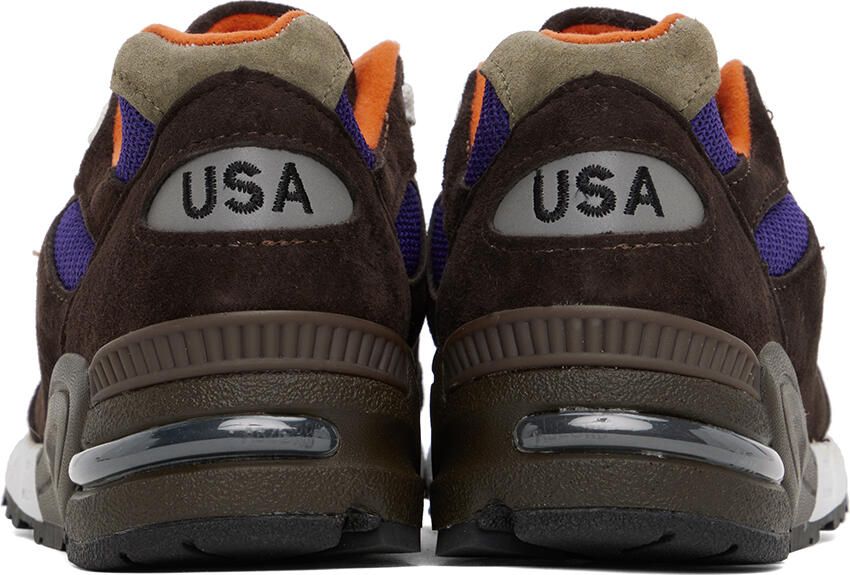 New Balance Brown Made in USA 990v2 Sneakers - Picture 6