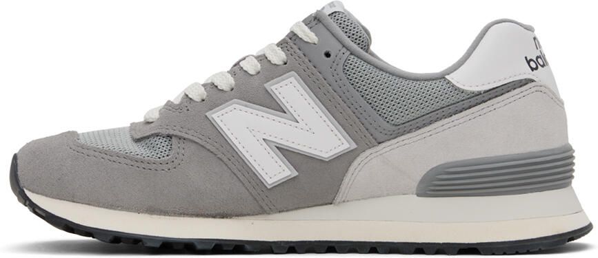 New Balance Gray 574 Sneakers - Picture 3