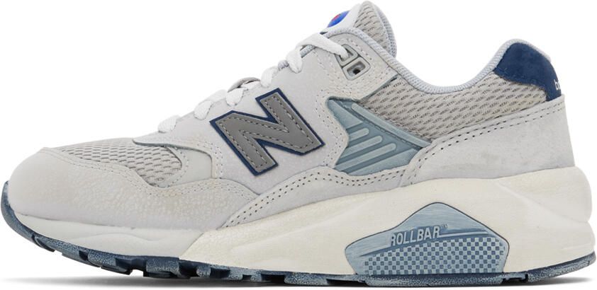 New Balance Gray 580 Sneakers - Picture 3