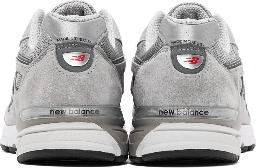 New Balance Gray Made in USA 990v4 Core Sneakers