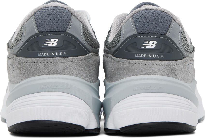 New Balance Gray 'Made In USA' 990v6 Sneakers - Picture 3