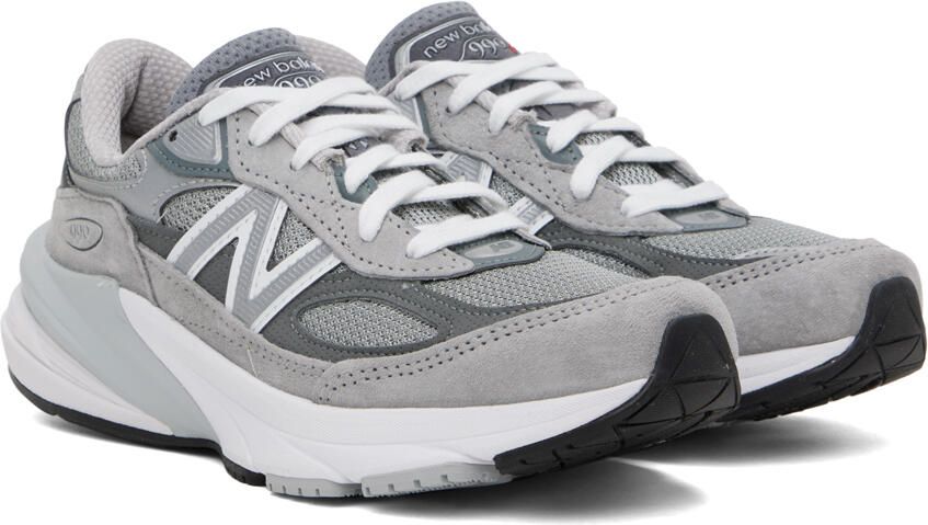 New Balance Gray 'Made In USA' 990v6 Sneakers - Picture 4
