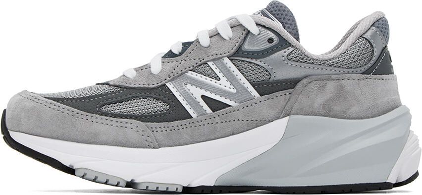 New Balance Gray 'Made In USA' 990v6 Sneakers - Picture 6