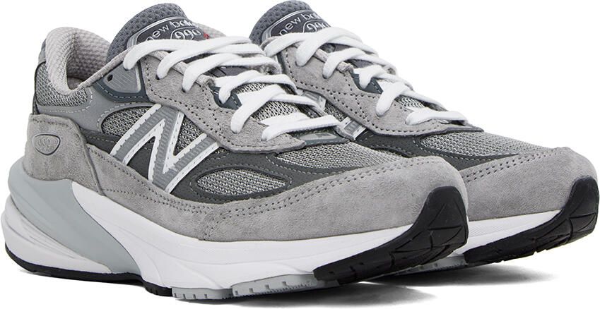 New Balance Gray 'Made In USA' 990v6 Sneakers - Picture 5