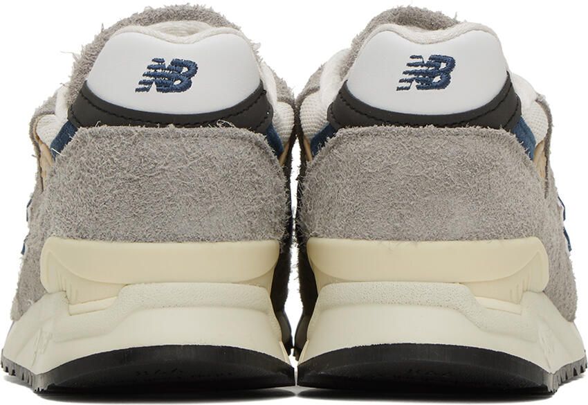 New Balance Gray & Blue Made In USA 998 Sneakers