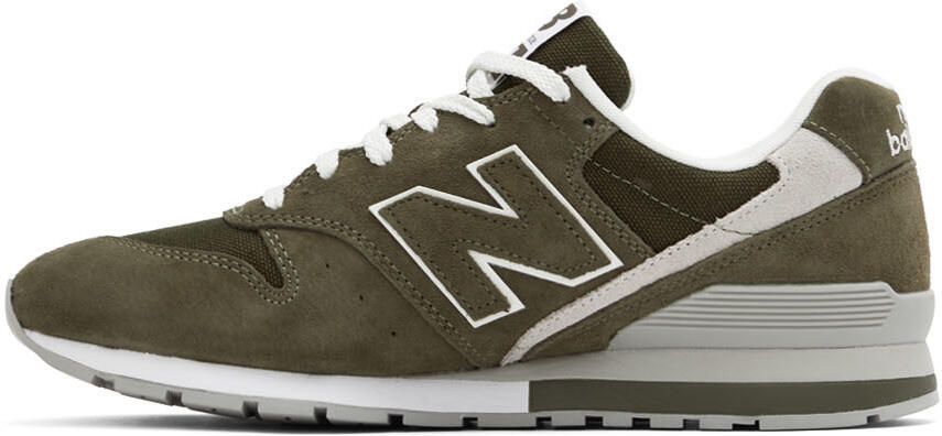 New Balance Khaki 996V2 Low-Top Sneakers - Picture 3