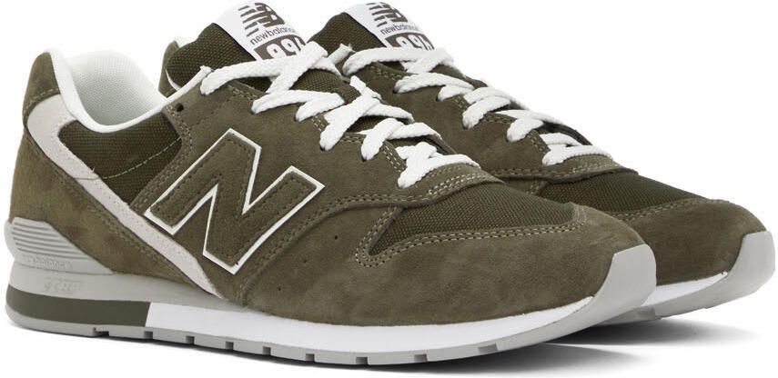 New Balance Khaki 996V2 Low-Top Sneakers - Picture 2