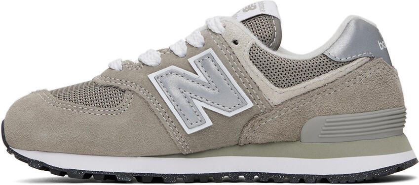 New Balance Kids Gray 574 Core Big Kids Sneakers - Picture 3
