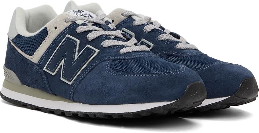 New Balance Kids Navy 574 Core Big Kids Sneakers - Picture 2