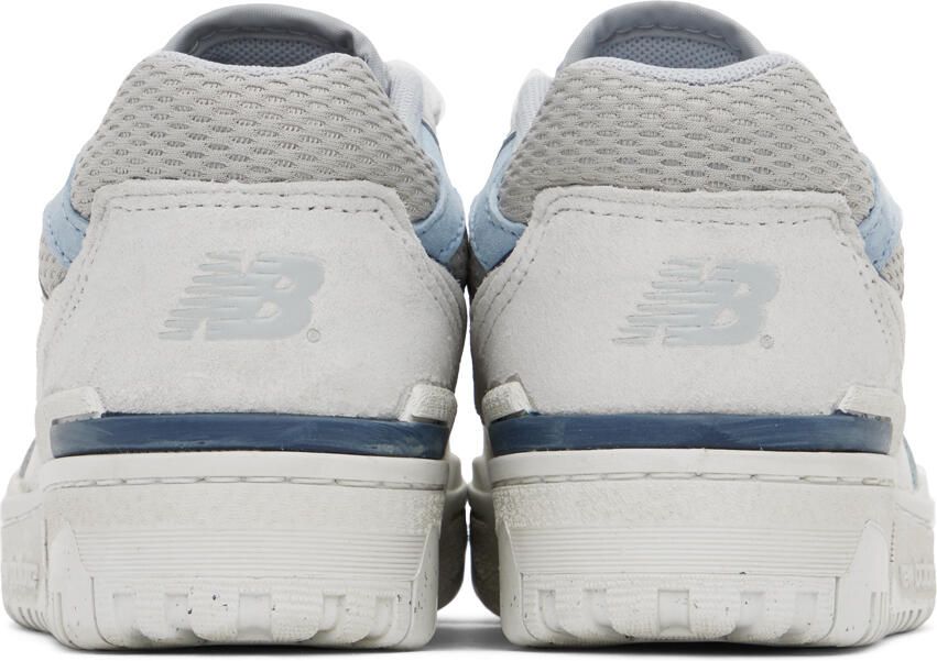 New Balance Off-White & Gray 550 Sneakers - Picture 5