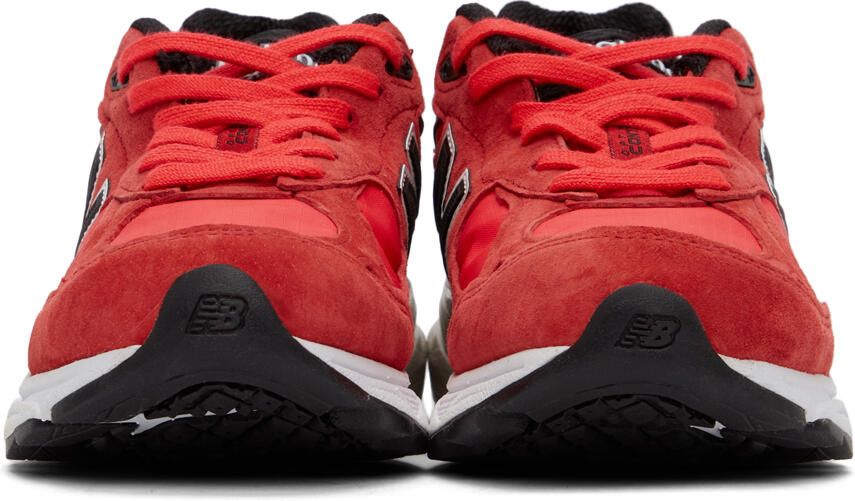New Balance Red Made In US 990v3 Low Sneakers - Picture 2