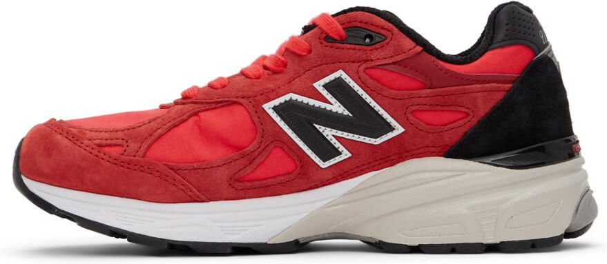 New Balance Red Made In US 990v3 Low Sneakers - Picture 3