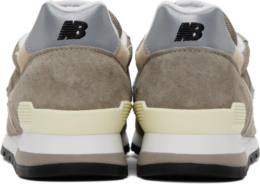 New Balance Gray & Khaki Made In USA 996 Core Sneakers