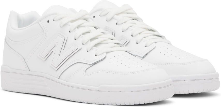 New Balance White 480 Sneakers - Picture 3