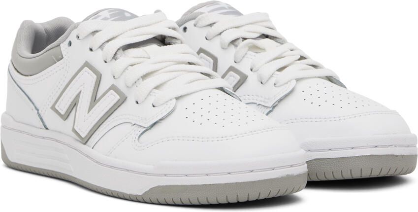 New Balance White 480 Sneakers - Picture 2