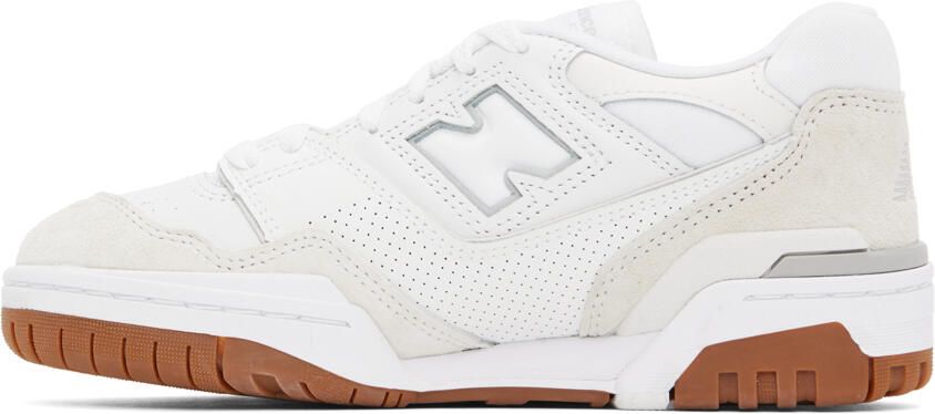 New Balance White BB550 Sneakers - Picture 3