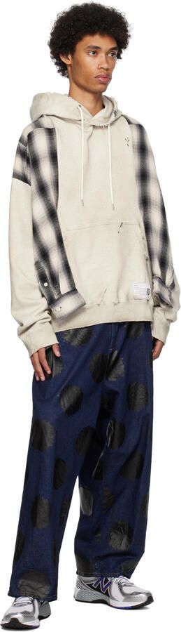 New Balance White & Blue 860V2 Sneakers - Picture 5