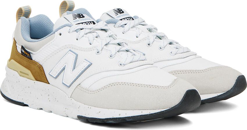 New Balance White & Gray 997H Sneakers - Picture 2