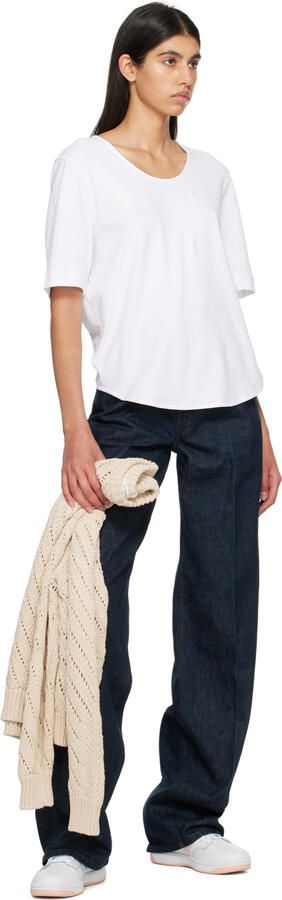 New Balance White & Pink 480 Sneakers - Picture 4