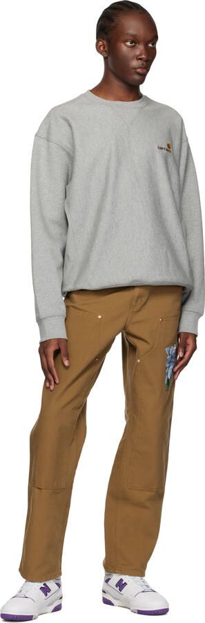 New Balance White & Purple 650 Sneakers - Picture 4