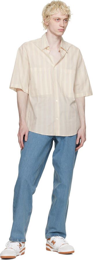 New Balance White & Tan 550 Sneakers - Picture 10