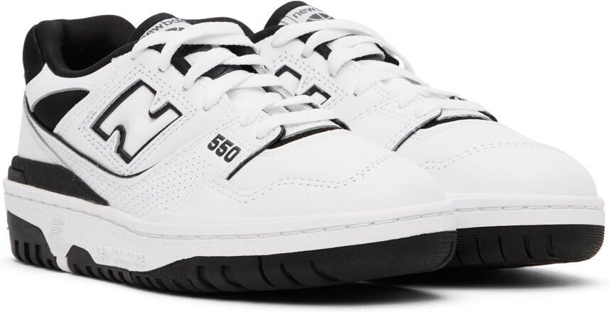 New Balance White BB550 Sneakers - Picture 3