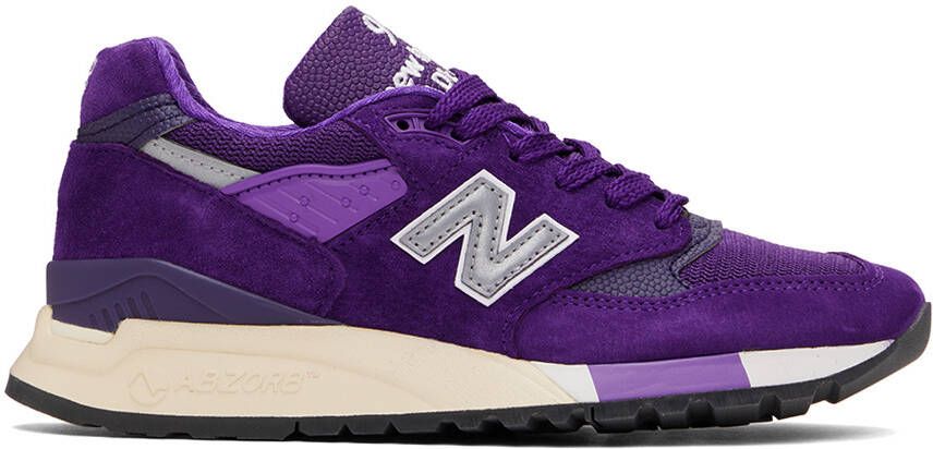 New Balance Purple Made in USA 998 Sneakers - Picture 5