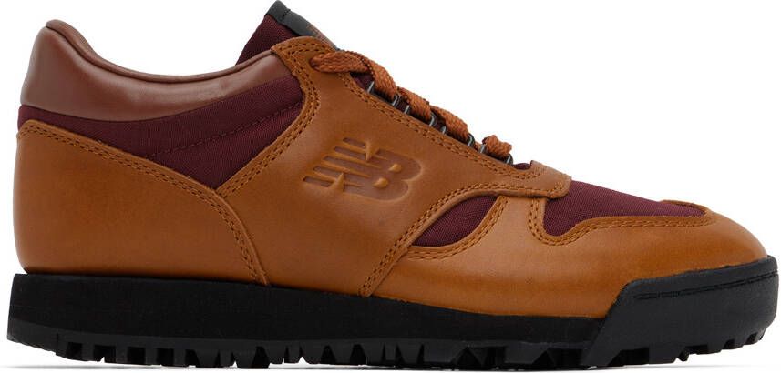 New Balance Brown & Burgundy Rainier Low Sneakers