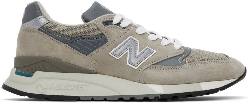 New Balance Taupe Made in USA 998 Core Sneakers - Picture 8