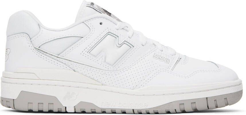New Balance White 550 Sneakers - Picture 12