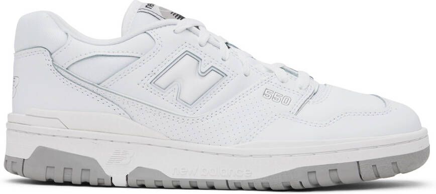 New Balance White 550 Sneakers - Picture 6