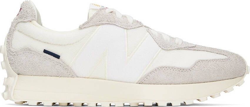New Balance Off-White & Gray 327 Sneakers