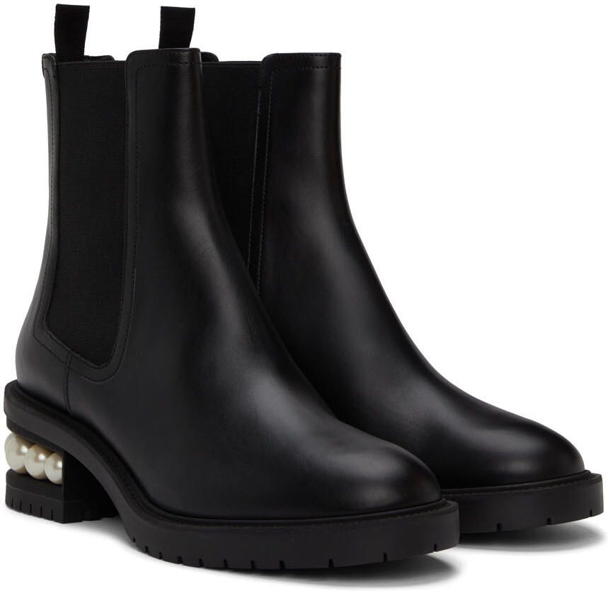 Nicholas Kirkwood Black Casati Chelsea Boots
