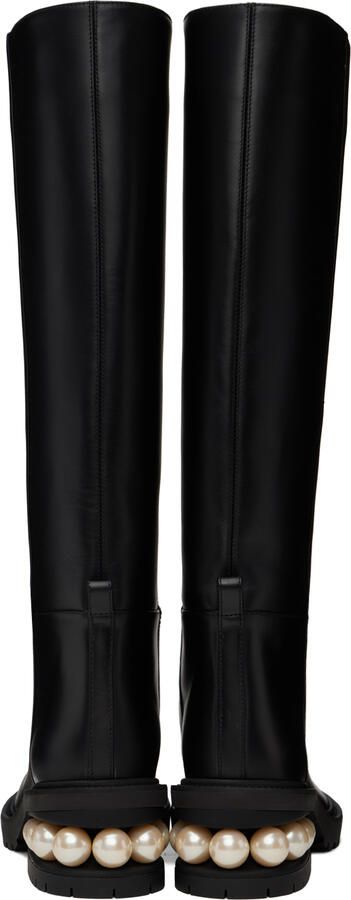 Nicholas Kirkwood Black Casati Riding Boots - Picture 4