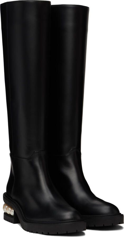 Nicholas Kirkwood Black Casati Riding Boots - Picture 3