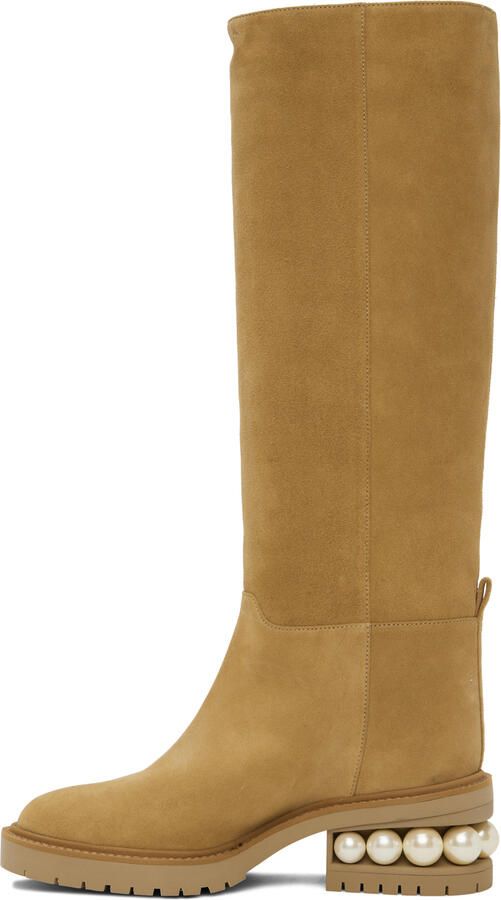 Nicholas Kirkwood Tan Casati Riding Boots