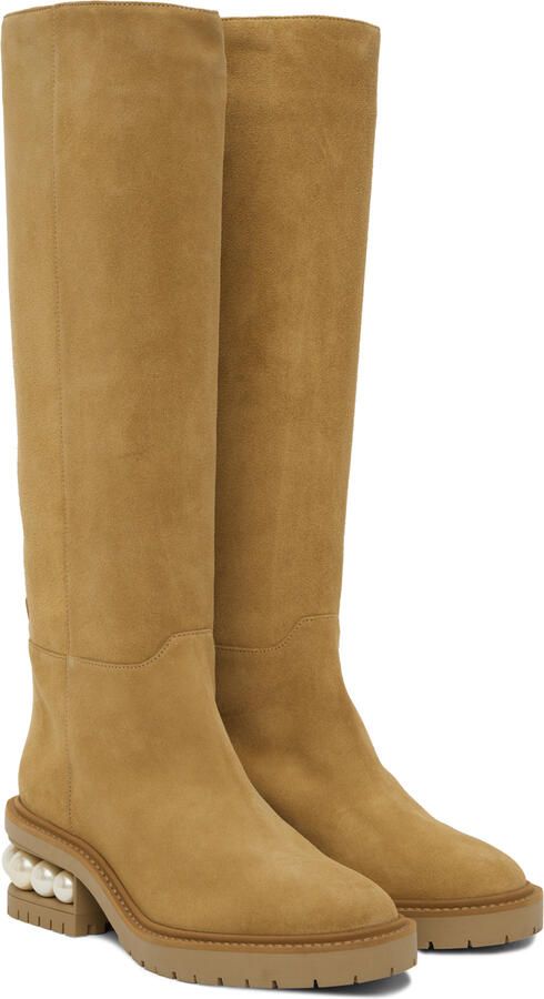 Nicholas Kirkwood Tan Casati Riding Boots - Picture 2