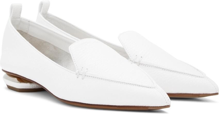 Nicholas Kirkwood White Beya Loafers - Picture 2