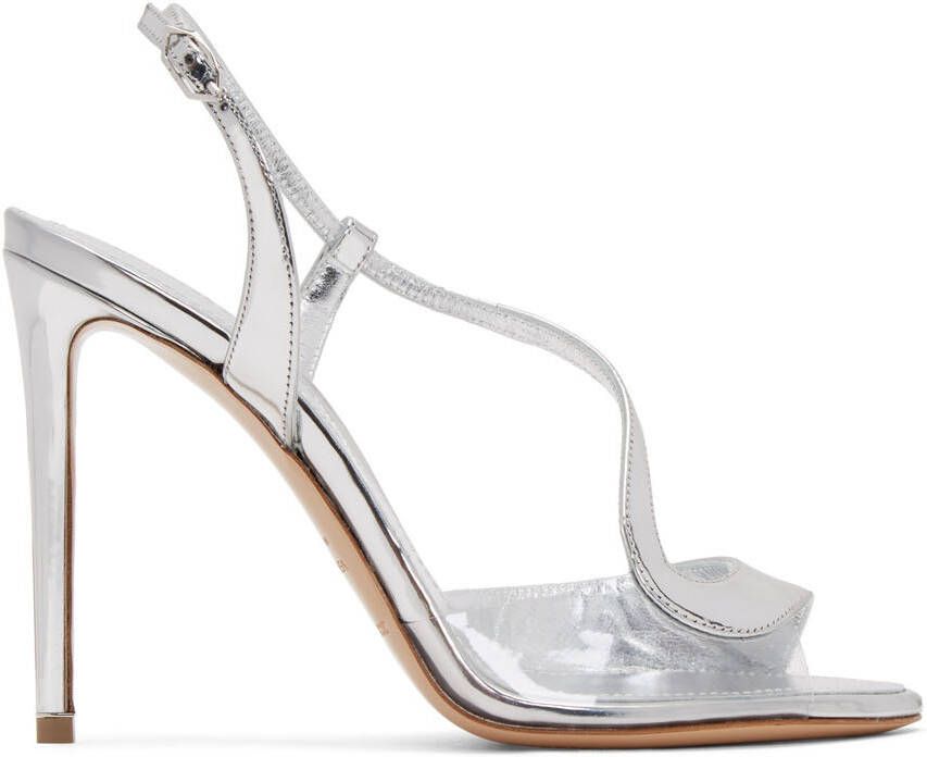 Nicholas Kirkwood Silver Patent S Sandals - Picture 5