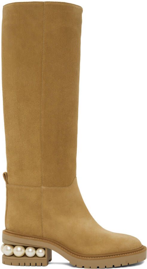 Nicholas Kirkwood Tan Casati Riding Boots - Picture 4