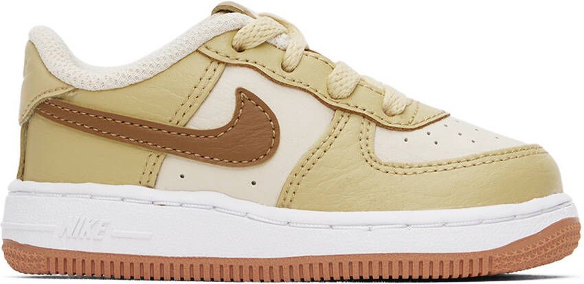 Nike Baby Beige Force 1 LV8 Low Sneakers - Picture 4