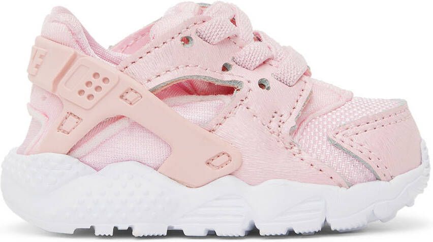 Nike Baby Pink Huarache Run Sneakers - Picture 4