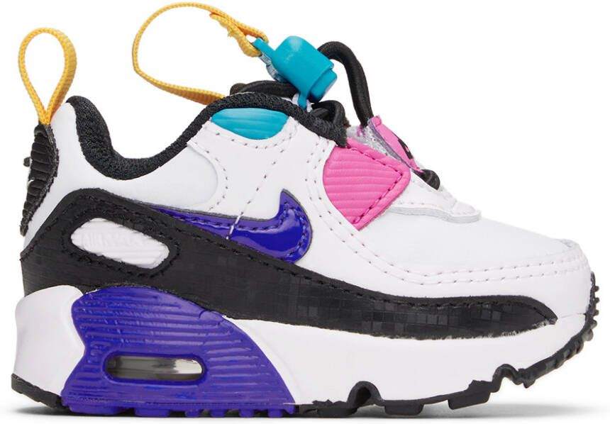 Nike Baby White Air Max 90 Toggle Sneakers
