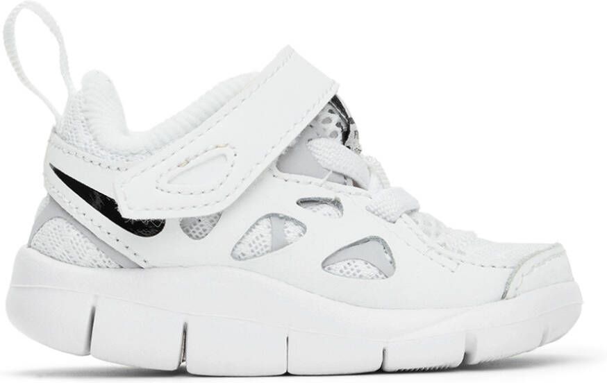 Nike Baby White Free Run 2 Sneakers - Picture 4