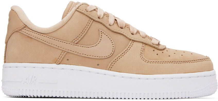 Nike Beige Air Force 1 '07 Premium Sneakers - Picture 5