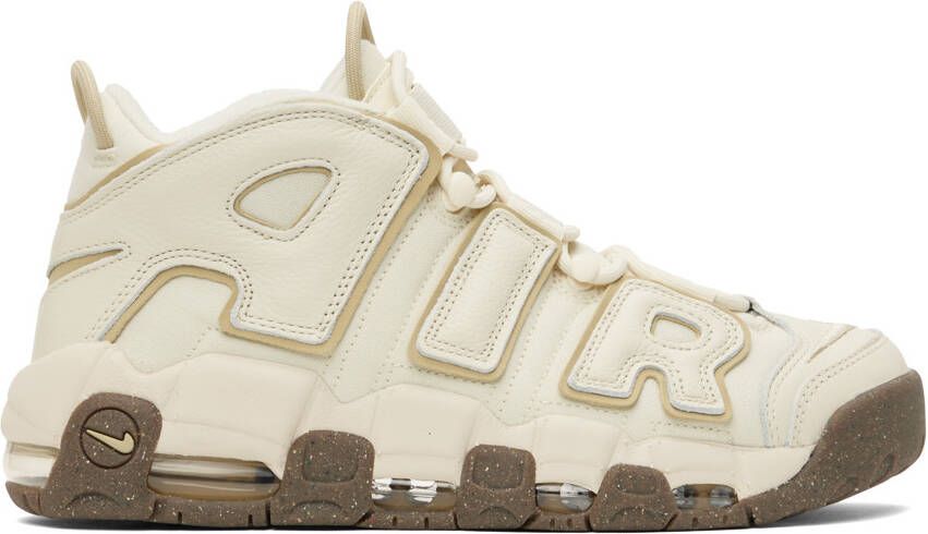 Nike Beige Air More Uptempo '96 Sneakers - Picture 5