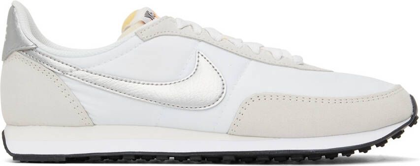 Nike Beige & White Waffle Trainer 2 Sneakers - Picture 6