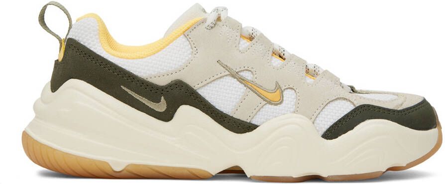 Nike Beige Tech Hera Sneakers - Picture 5