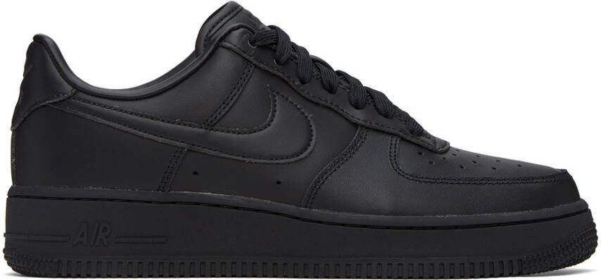 Nike Black Air Force 1 '07 Fresh Sneakers - Picture 11