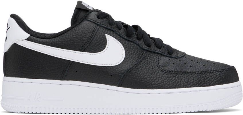 Nike Black Air Force 1 '07 Sneakers - Picture 5